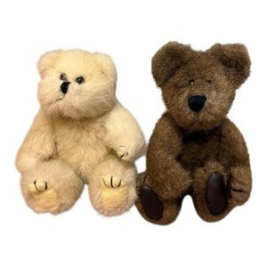Bearington Bears Set of 2 Fully Jointed Stuffed Animals